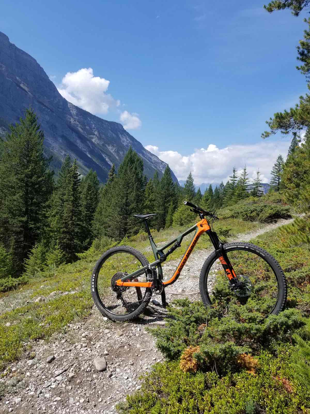 bikerumor pic of the day rocky mountain bicycle in banff, alberta, canada bike riding