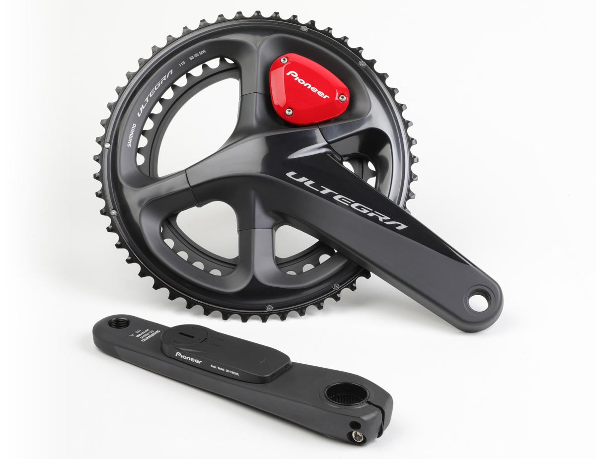 2019 Pioneer SBT8000 Ultegra power meter crankset with high definition pedaling visualization for professional level training data