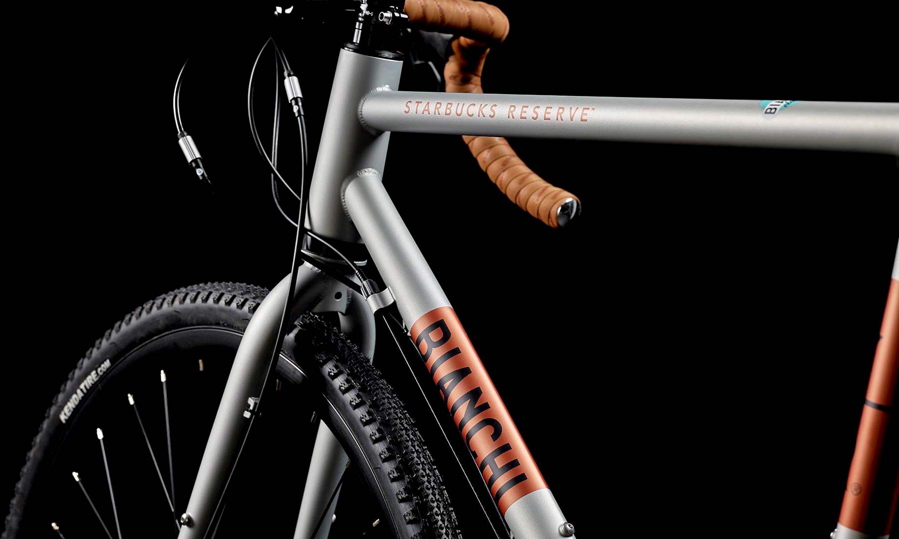 Bianchi Starbucks Reserve collabo, limited edition steel all-road adventure touring gravel bike