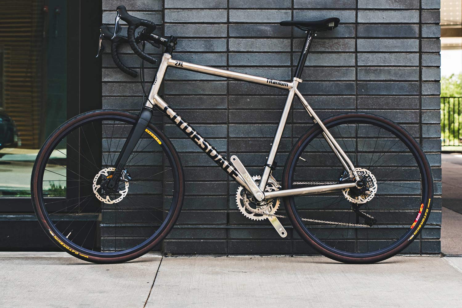 Clydesdale Bicycles Draft & Team titanium road & gravel bikes for Big & Tall riders