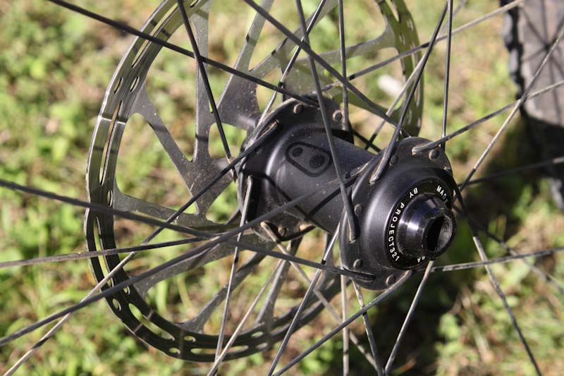Crankbrothers Synthesis carbon wheelset, front Synthesis 11 hub, bladed spokes