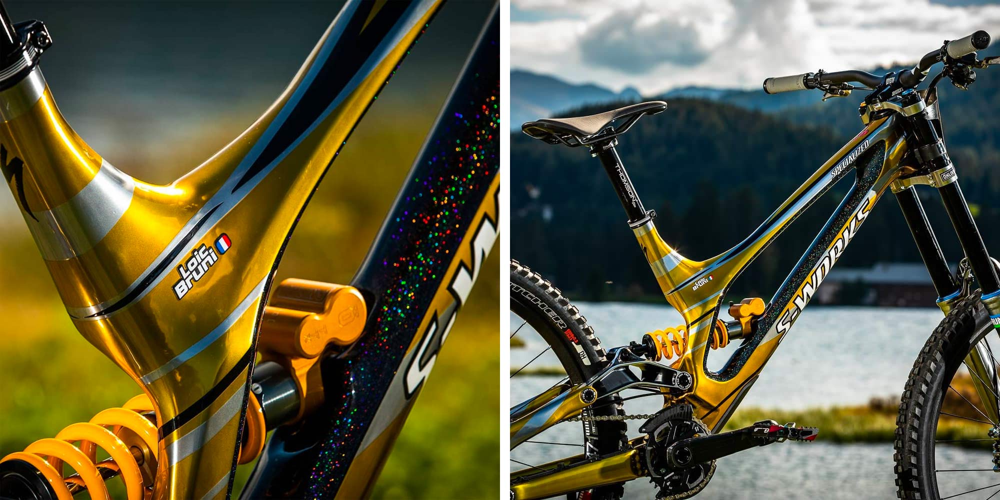 2018 UCI MTB World Championship Lenzerheide, Switzerland - custom DH downhill mountain bikes