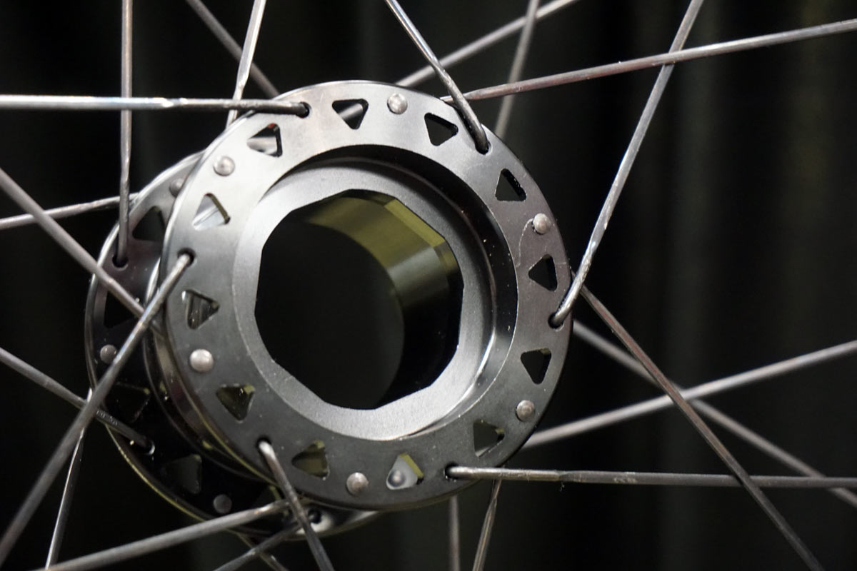 Two Point Zero Phoenix interchangeable hub makes it easy to swap cassettes to different wheels for road triathlon cyclocross and gravel bikes