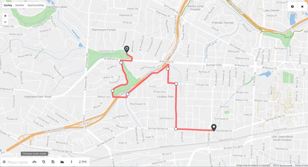 how to create free gpx cycling route files for download to cycling computers