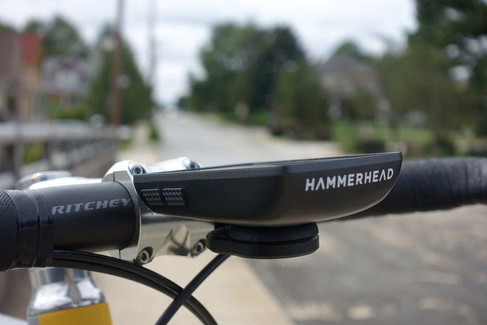 hammerhead karoo gps cycling computer offers a large color screen and quick route navigation with easy route planning