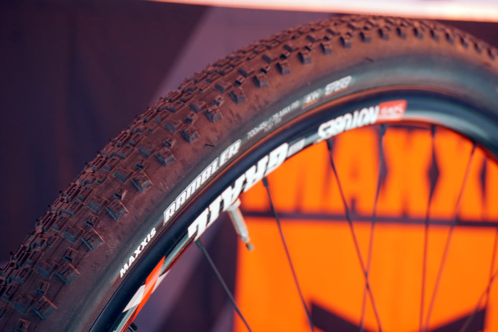 Maxxis Rambler gravel road bike tire now available in one of the widest sizes at 700x45