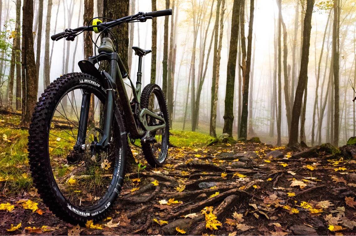 bikerumor pic of the day The first signs of autumn on the Windmill Hill Pinnacle Association Mountain Bike Trails in Westminster, Vermont.