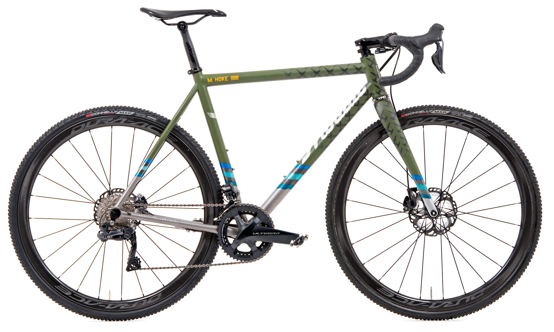 Mosaic XT-1 ti titanium CX cyclocross cross bike advocating fundraising for the Wounded Warrior Project