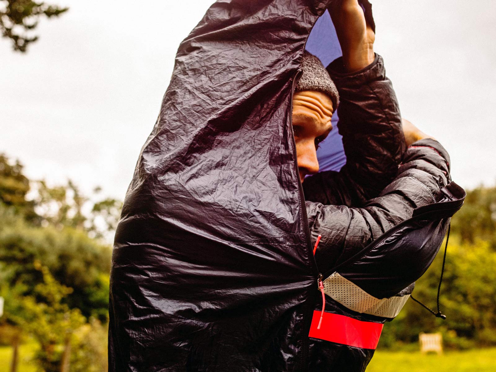 Rapha Explore Sleep System - Explore Down Jacket + Explore Down Sleeping Bag for bikepacking