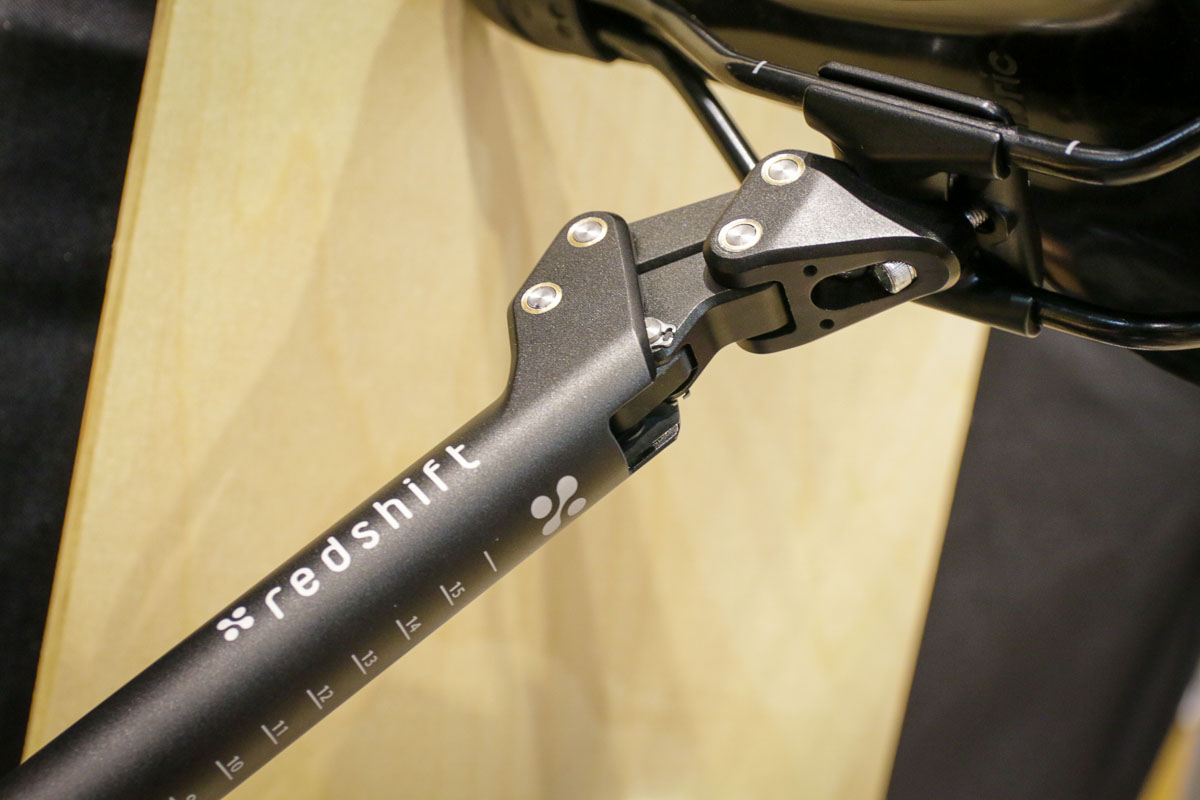 Redshift Shockstop Seatpost springs saddle clamp change on way to production