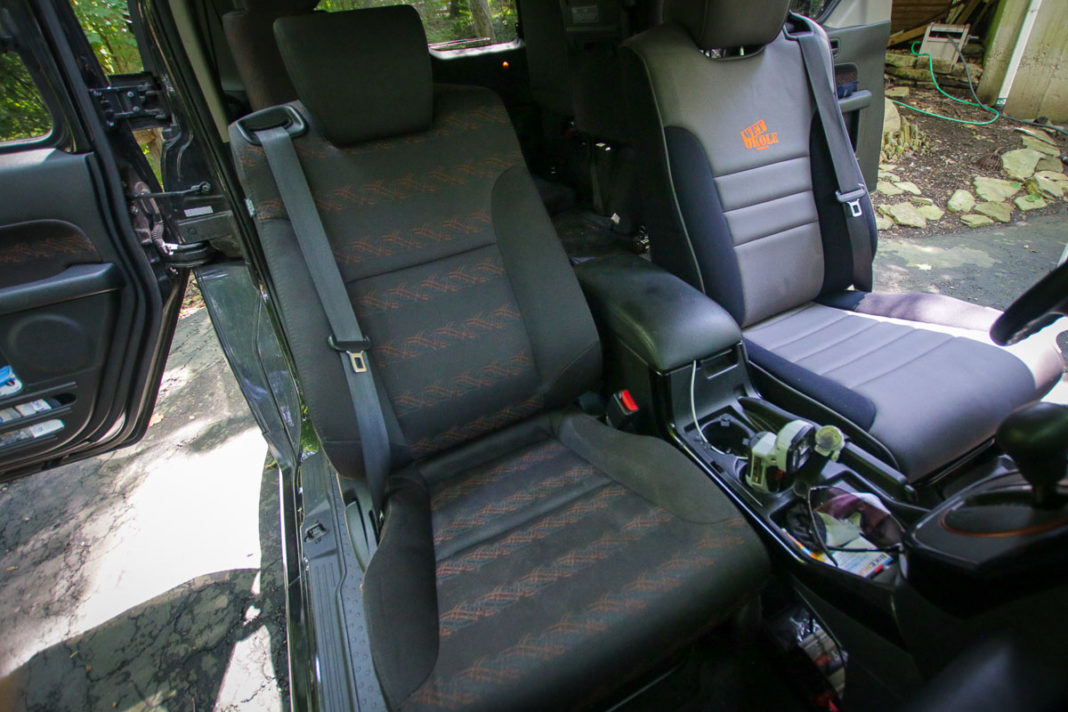 Vanlife Review Custom waterproof Honda Element seat covers from Wet