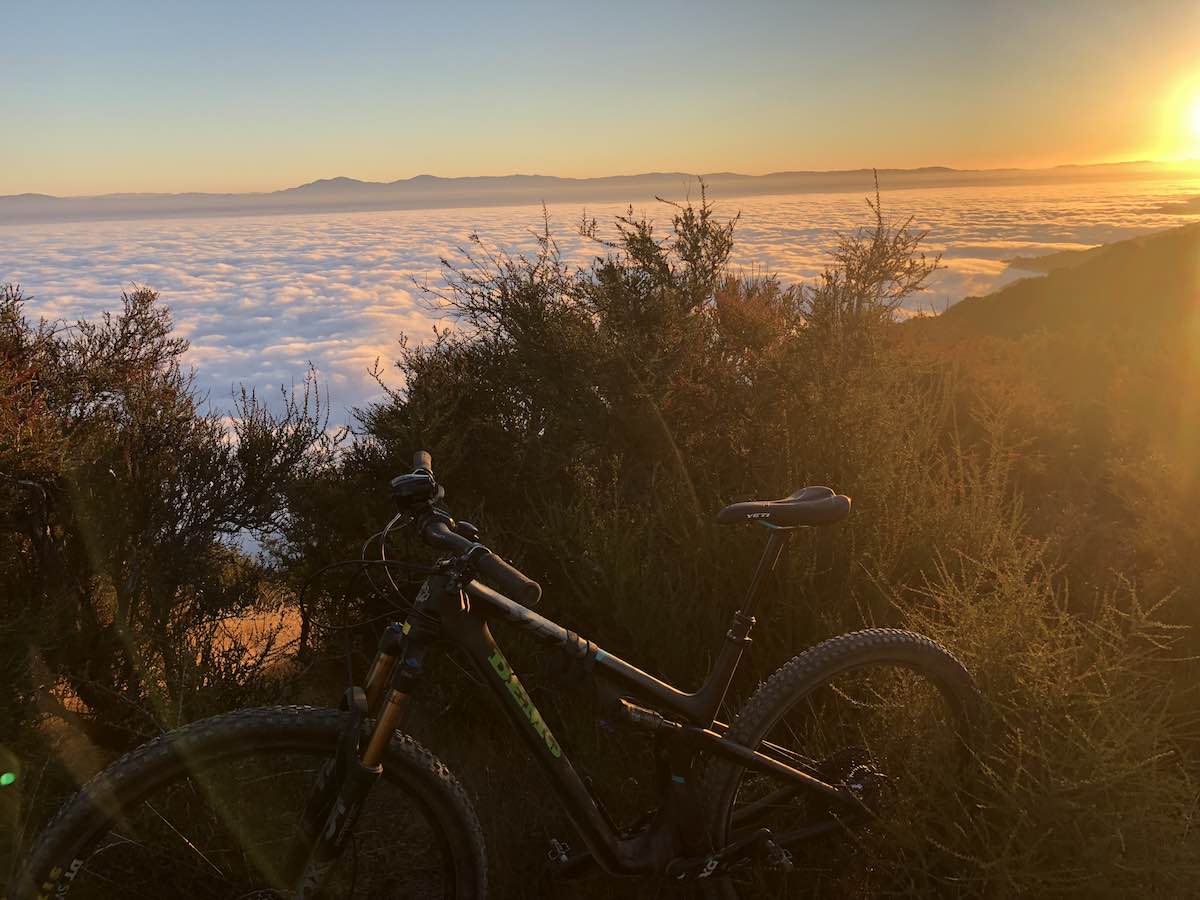 bikerumor pic of the day mountain biking Sierra Azul Open Space Preserve in Los Gatos, California.