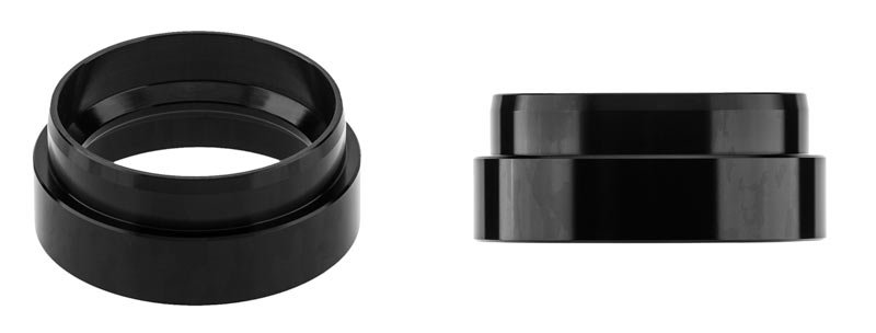niner slacker puck lower headset bearing cup spacer lets you slacken your head angle on any mountain bike