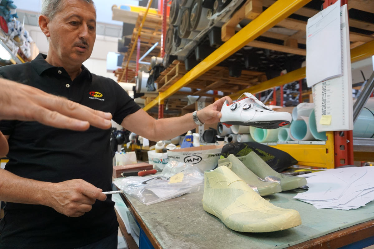 how northwave makes custom cycling shoes for pro cyclists