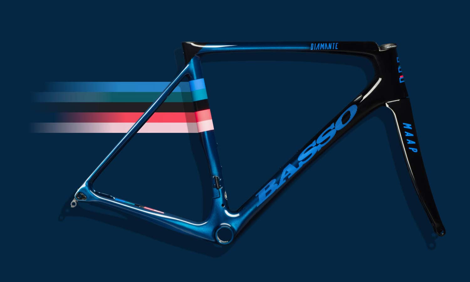 2019 MAAP-Basso Diamante limited edition team replica Italian made-in-Italy monocoque carbon disc brake race road bike frameset