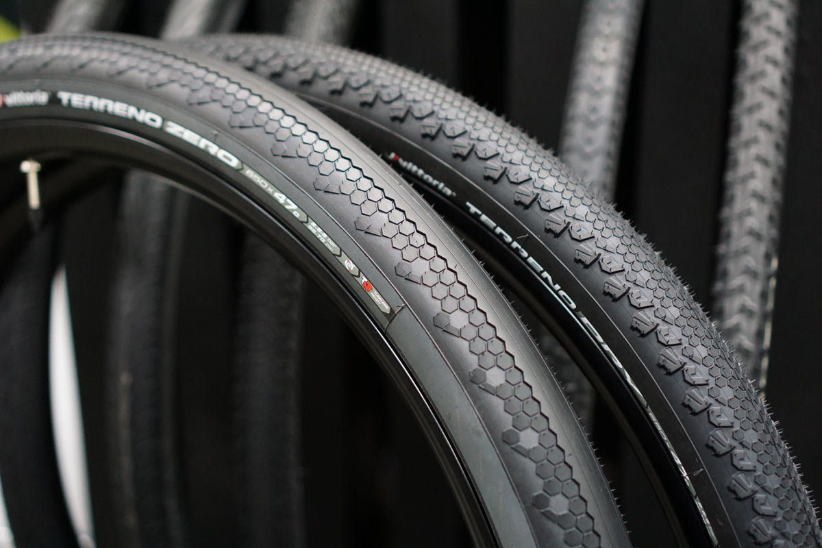 2019 Vittoria Terreno Dry gravel and XC mountain bike tires offer fast rolling low profile tread pattern for smooth dry hardpack conditions