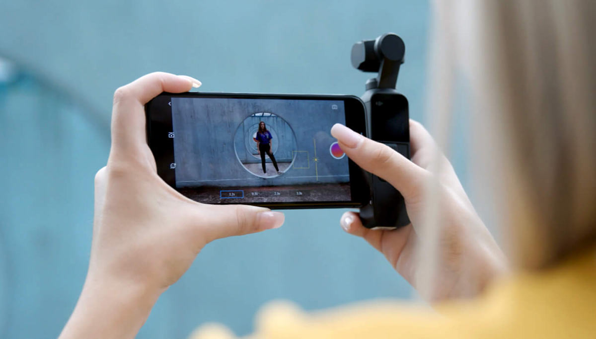 DJI Osmo Mimo iPhone and android app gives you complete control over exposure frame rate and more pro camera controls