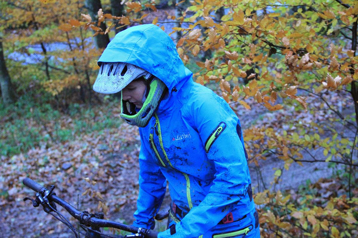 dirtlej dirtsuit Classic Edition Blue Green der Dreckwetteranzug für alle Biker im Park Homezone oder Trail 2020