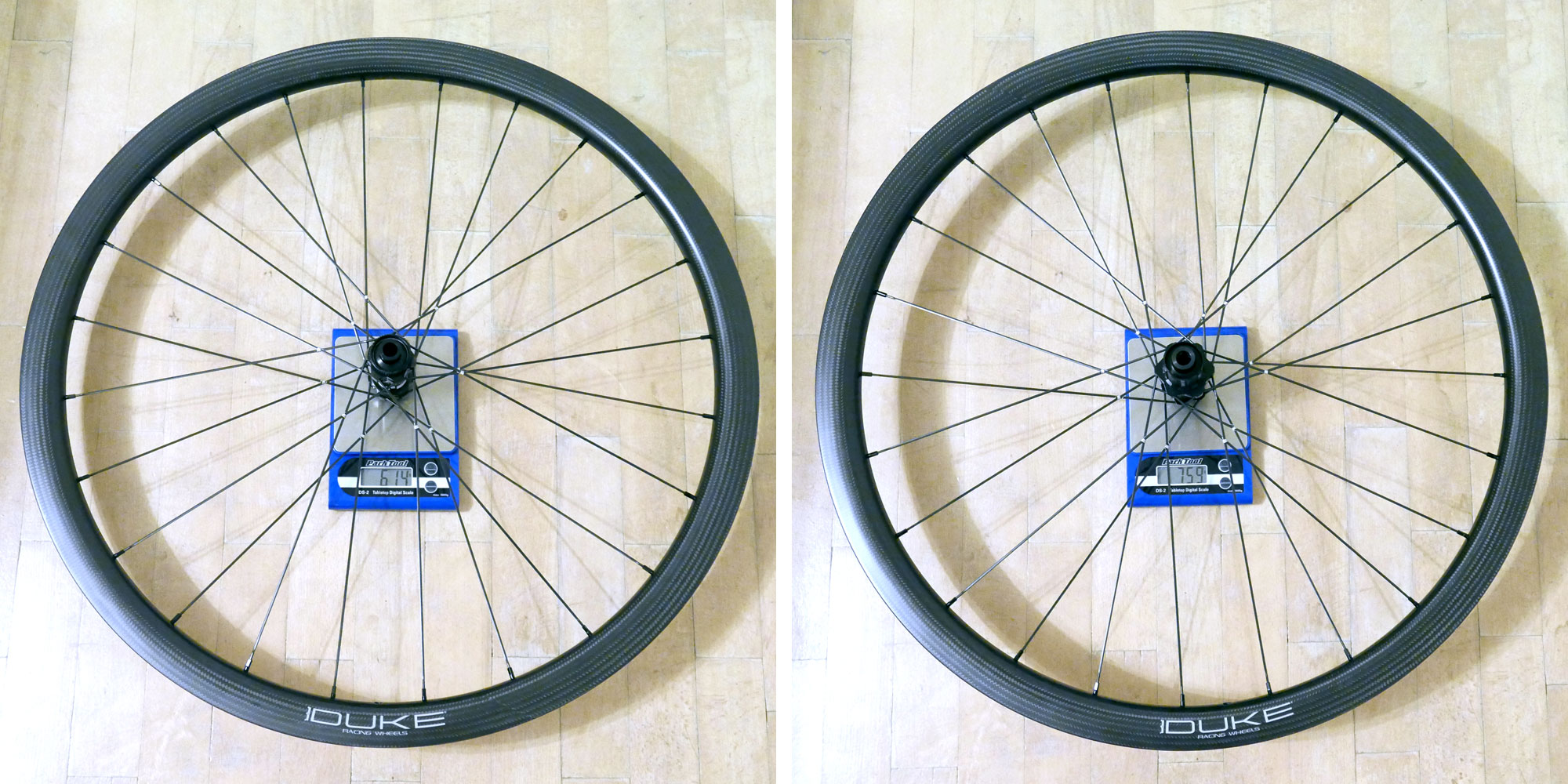 Duke Baccara 35T Disc light wide carbon road cyclocross cross CX tubular rims & wheels