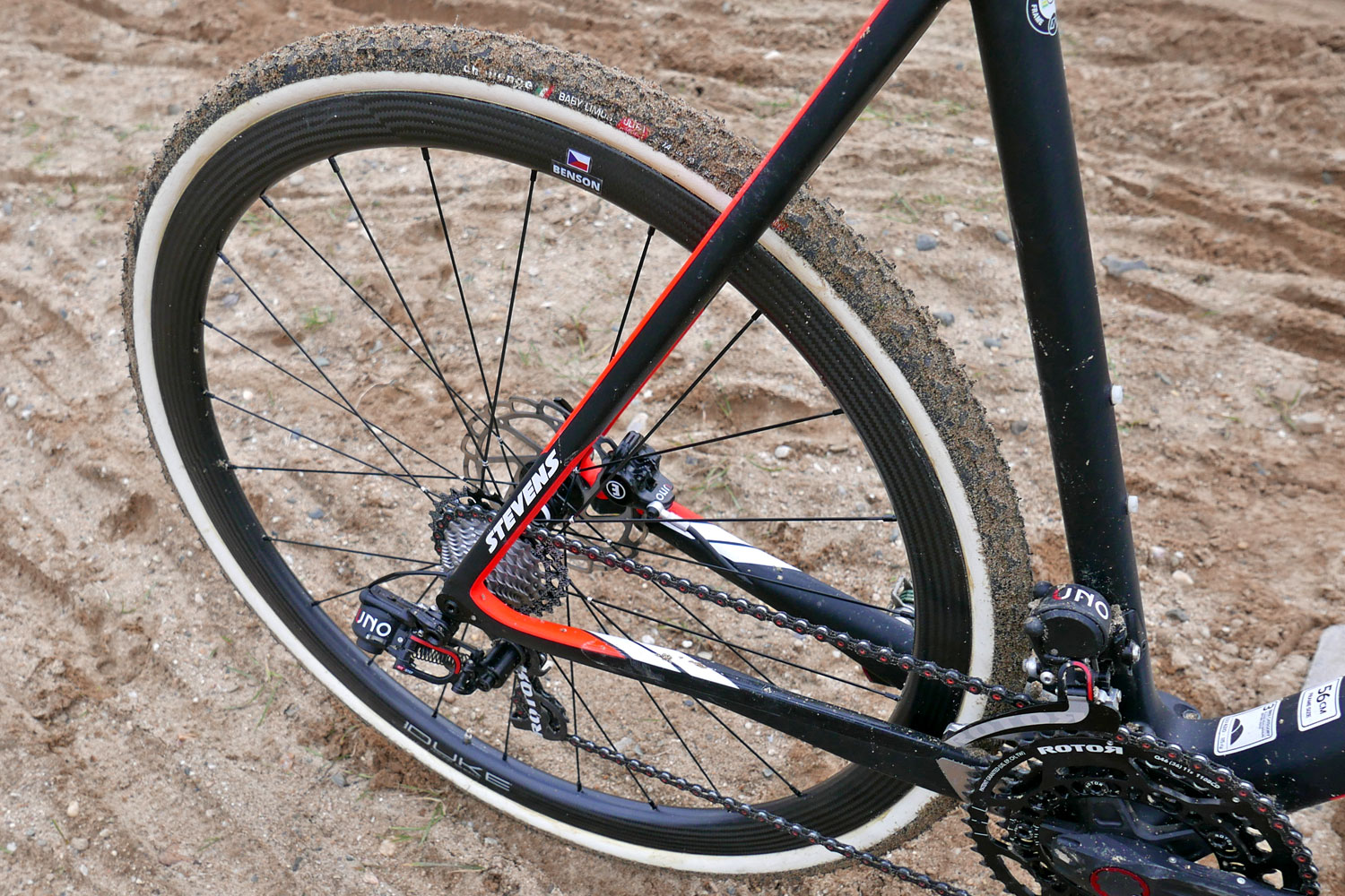 Duke Baccara 35T Disc light wide carbon road cyclocross cross CX tubular rims & wheels