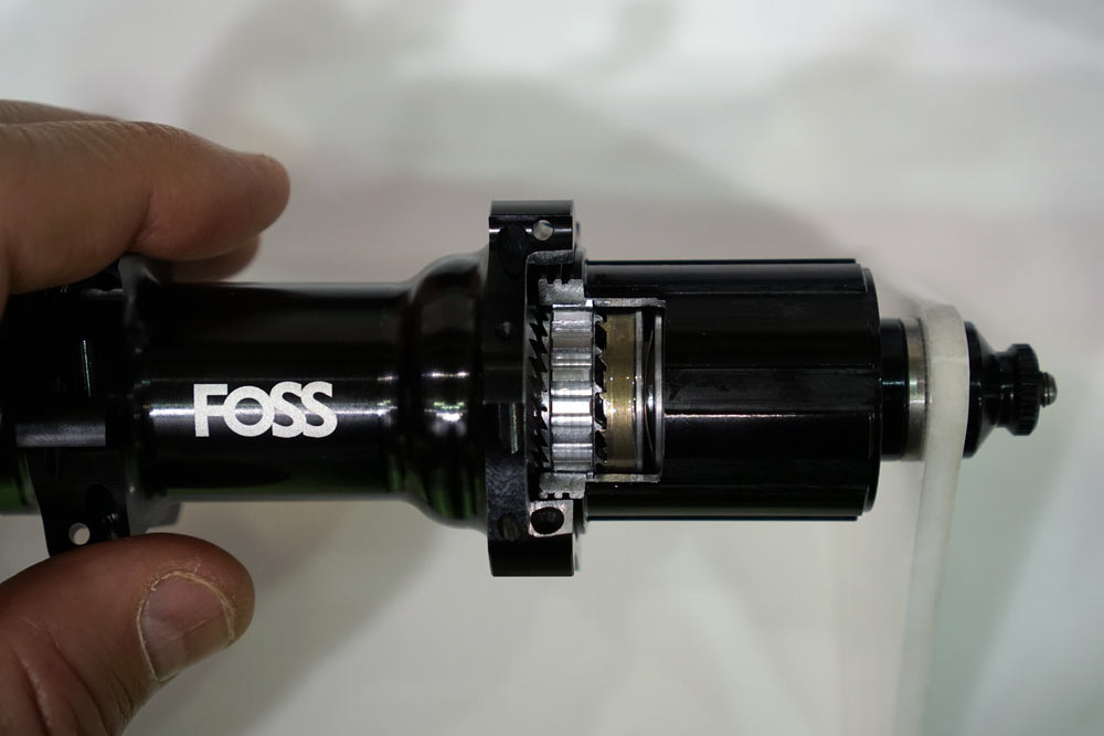 foss zero drag hubs are perfectly quiet when coasting because the ratchets aren't touching