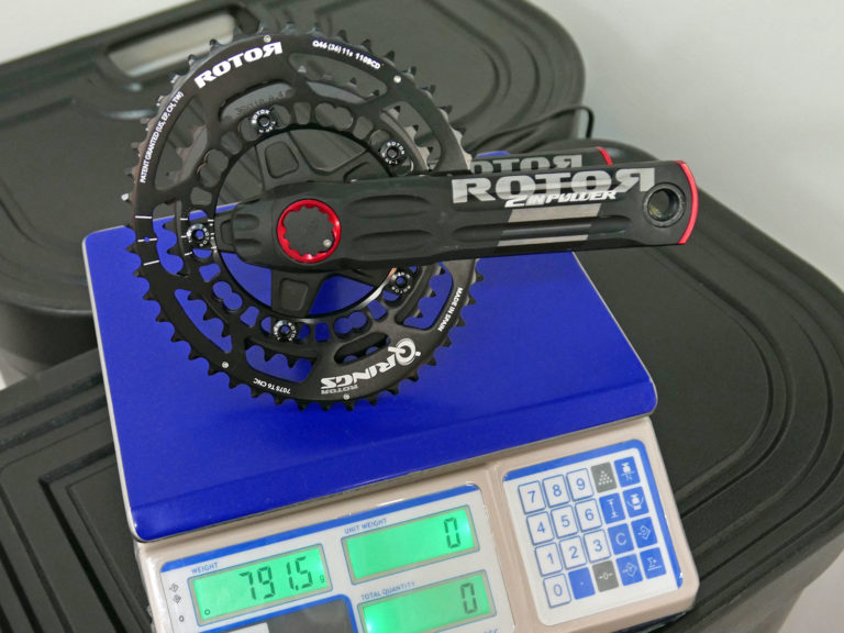 CX Review Rotor 2INpower meter cranks tracking power through snow, mud