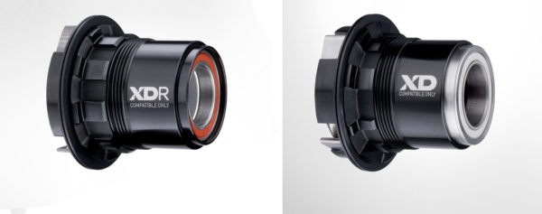 visual comparison of SRAM XD and XDR driver body freehubs