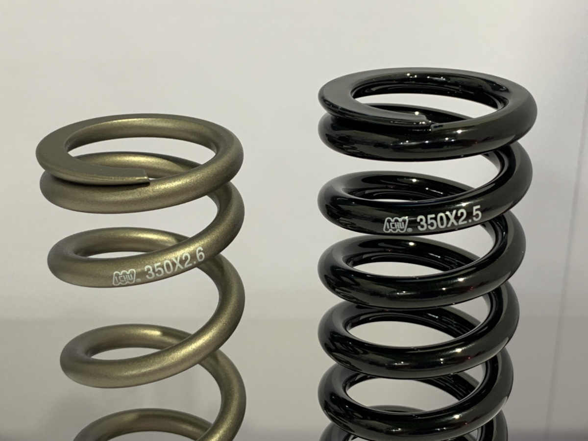 Affordable lightweight coils spring update for mountain bike rear shocks