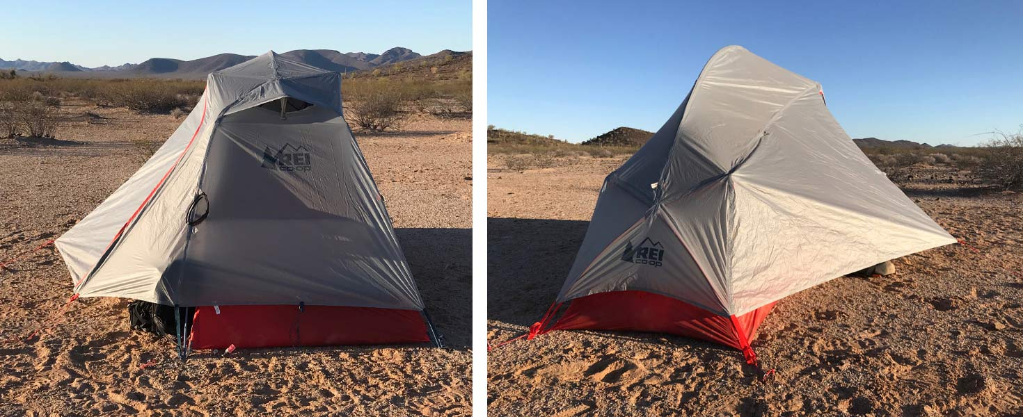 REI Quarterdome 1 ultralight solo bikepacking and hiking tent review