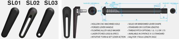 SwitchLever makes thru axles pretty without giving up the lever - Bikerumor