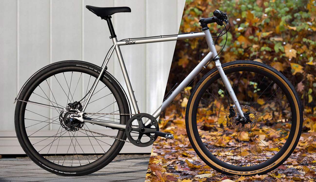 8bar Mitte Steel all-purpose, adaptable all-road gravel adventure road bike