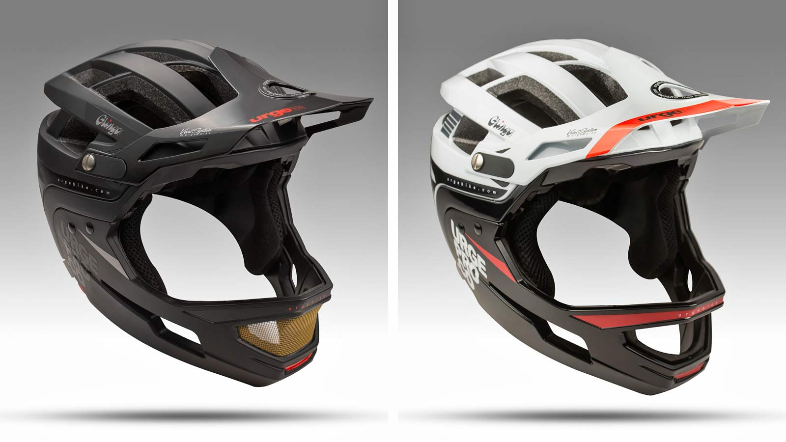 Urge Gingo Matic convertible full face all-mountain enduro helmet