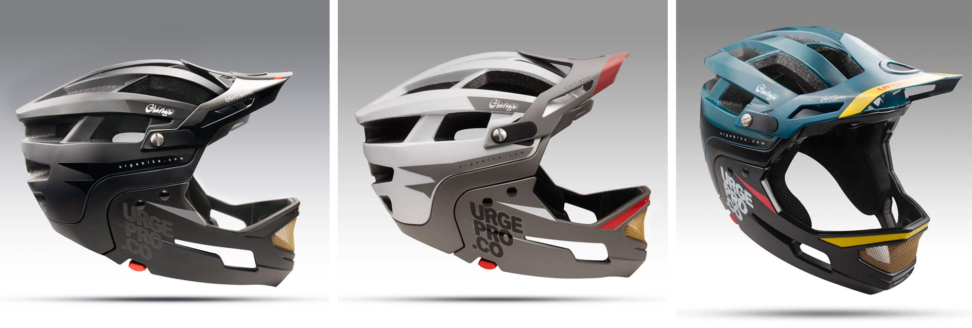 Urge Gingo Matic convertible full face all-mountain enduro helmet