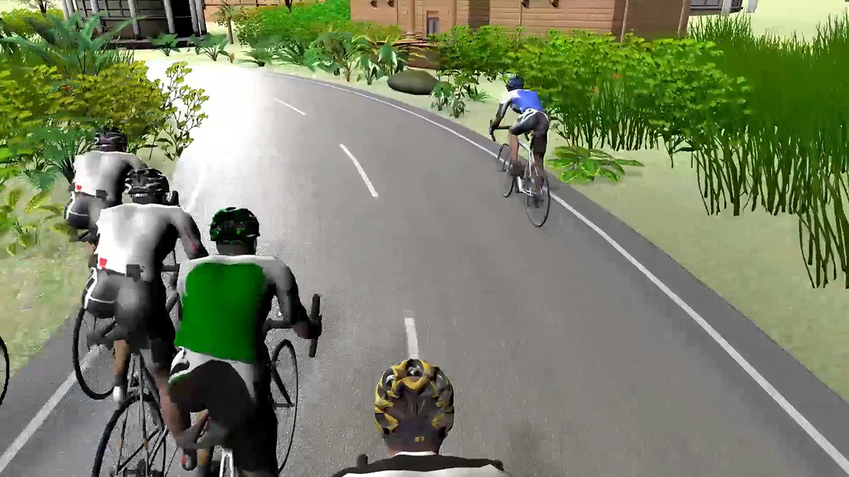 virtual cycling game