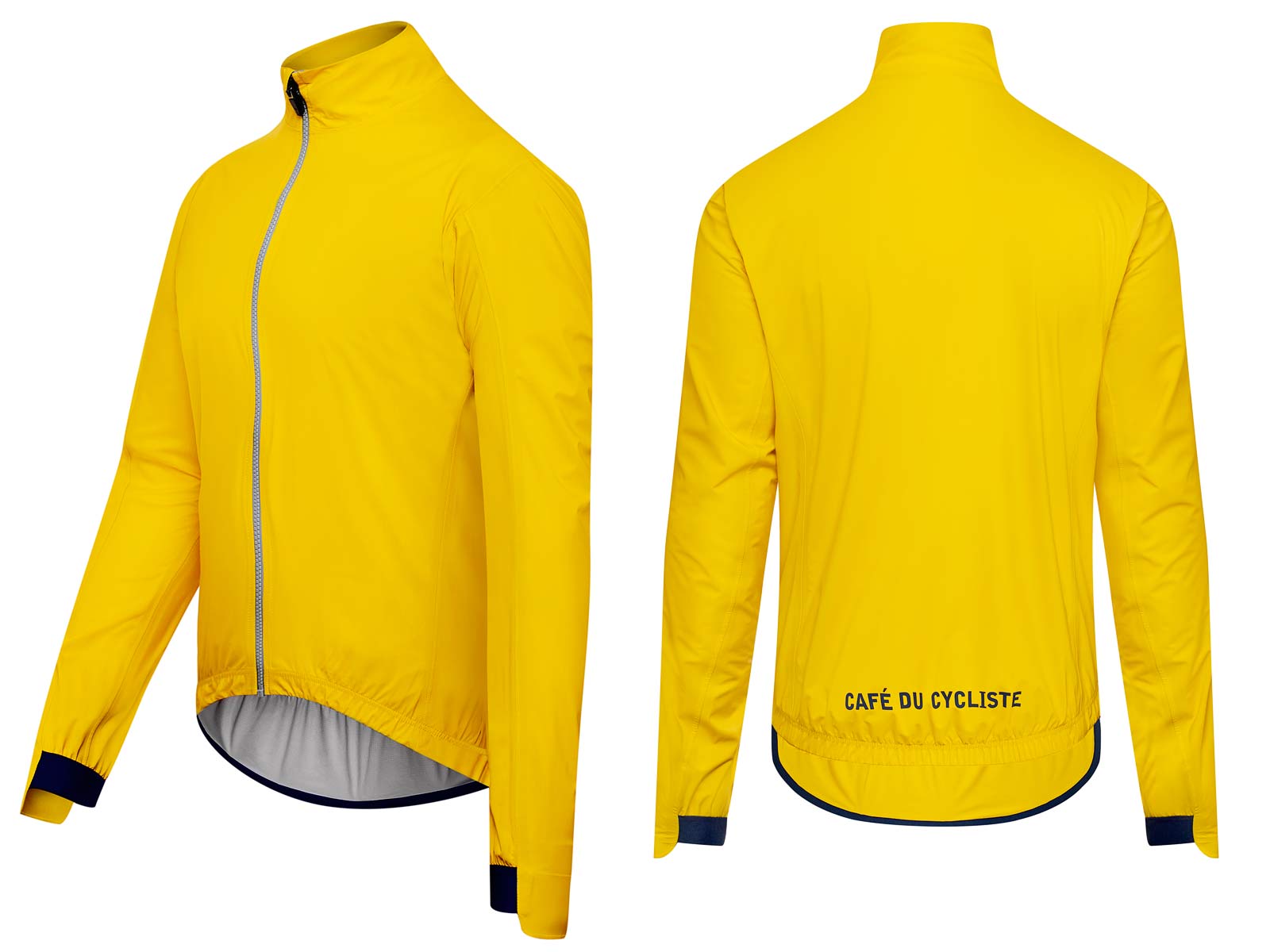 Café du Cycliste Suzette waterproof bright yellow rain jacket