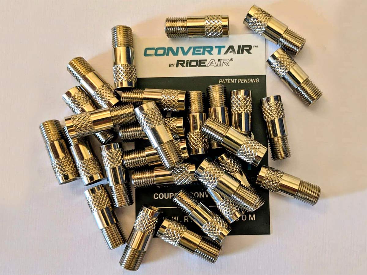 ConvertAir Pair Presta to Schrader Converter Change Your Tube or Tubeless 