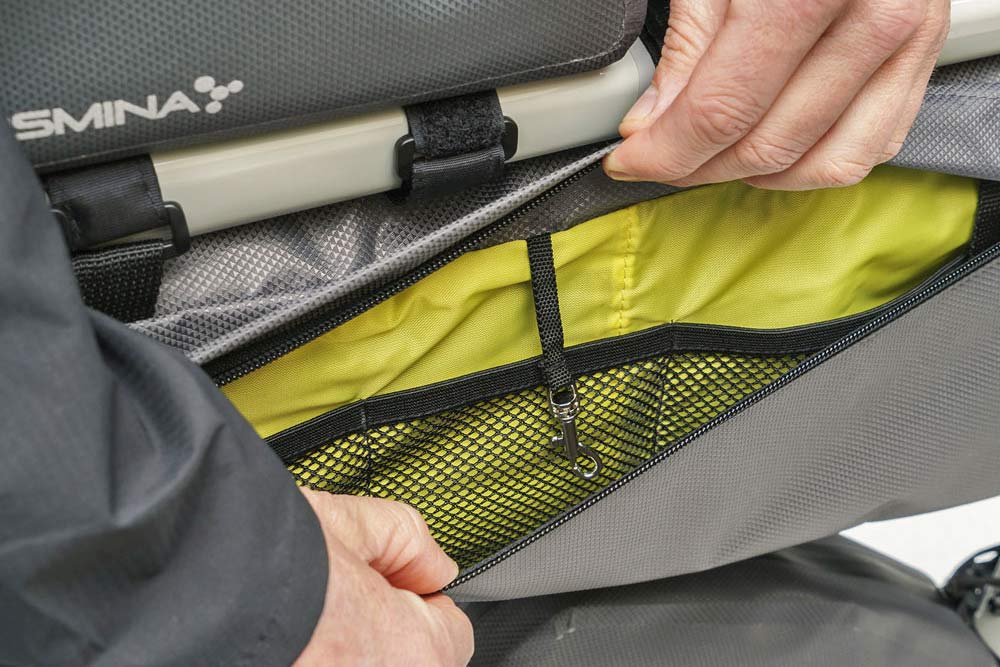 Geosmina lightweight weatherproof bikepacking bags