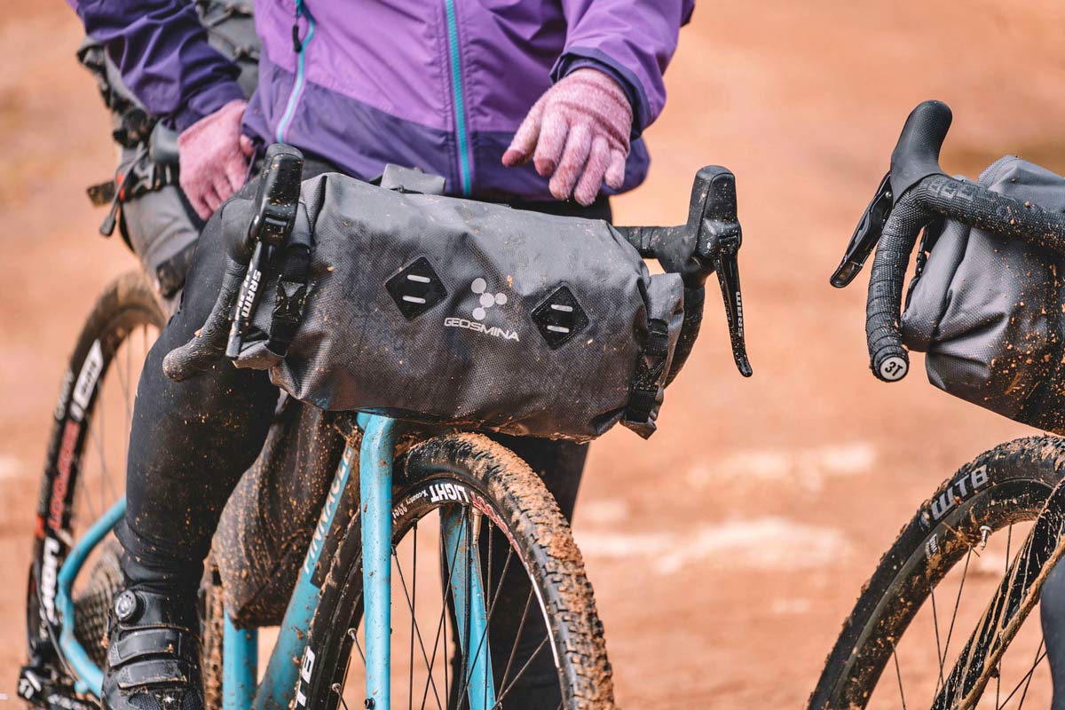 Geosmina lightweight weatherproof bikepacking bags