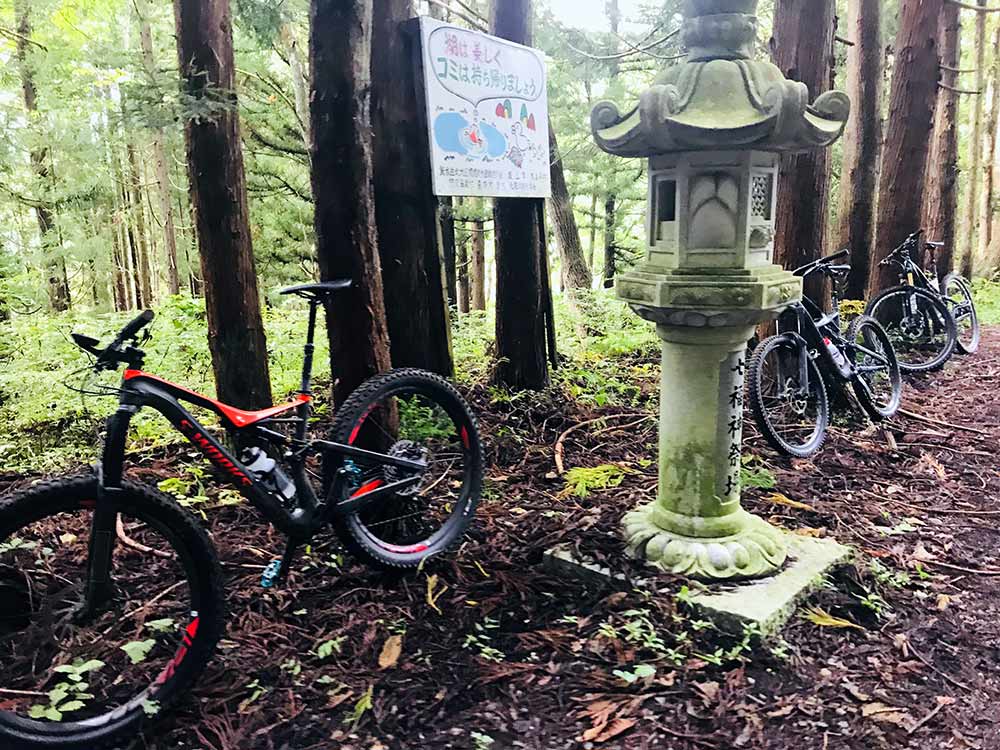 mountain biking nozawa onsen mtb trails in nagano japan with guide from compass house bike shop