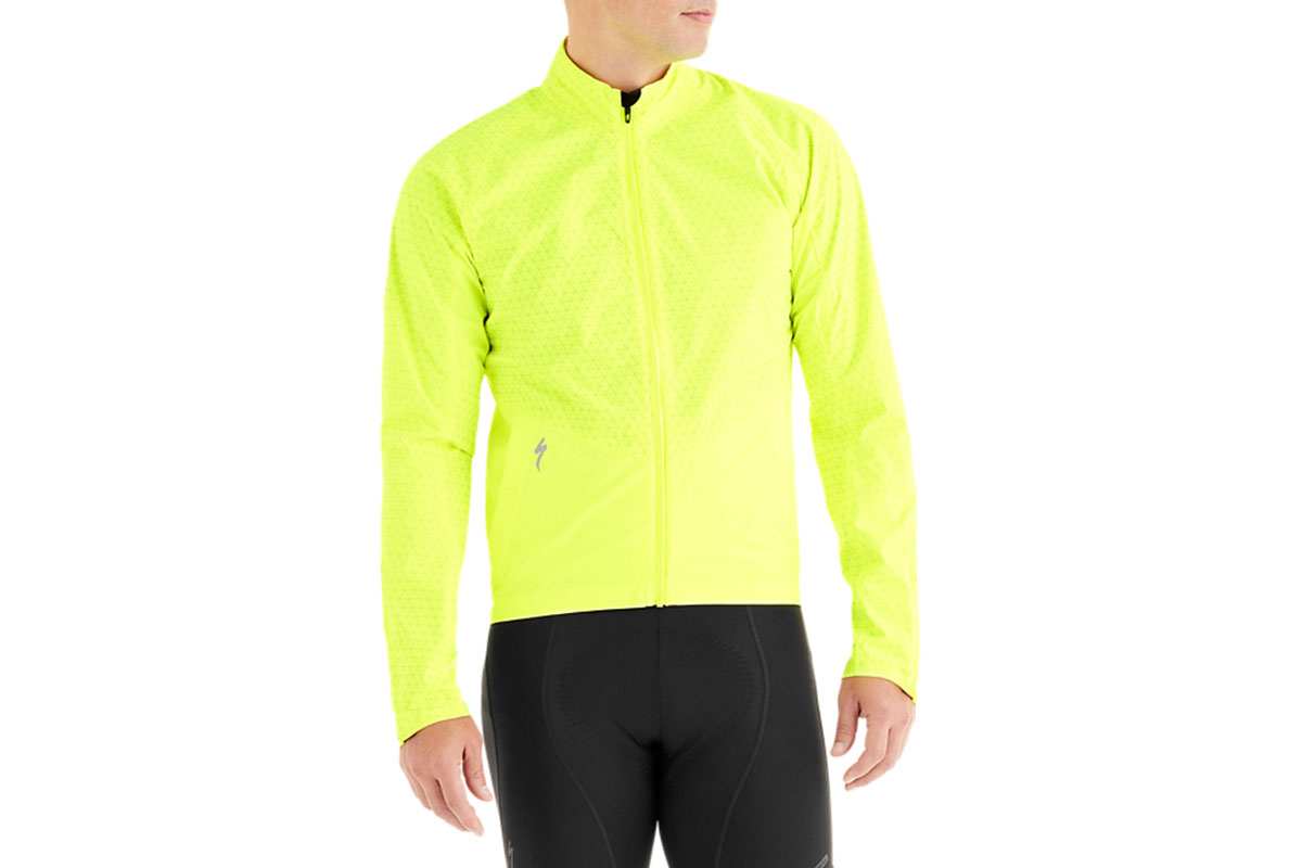 Specialized Deflect H20 updated 2019 high vis jacket neon yellow