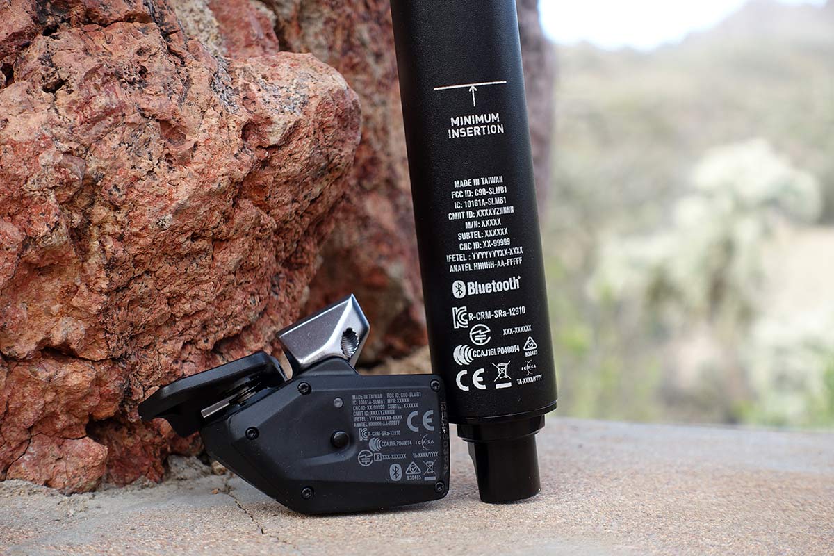 tech details for the new rockshox reverb axs wireless dropper seatpost