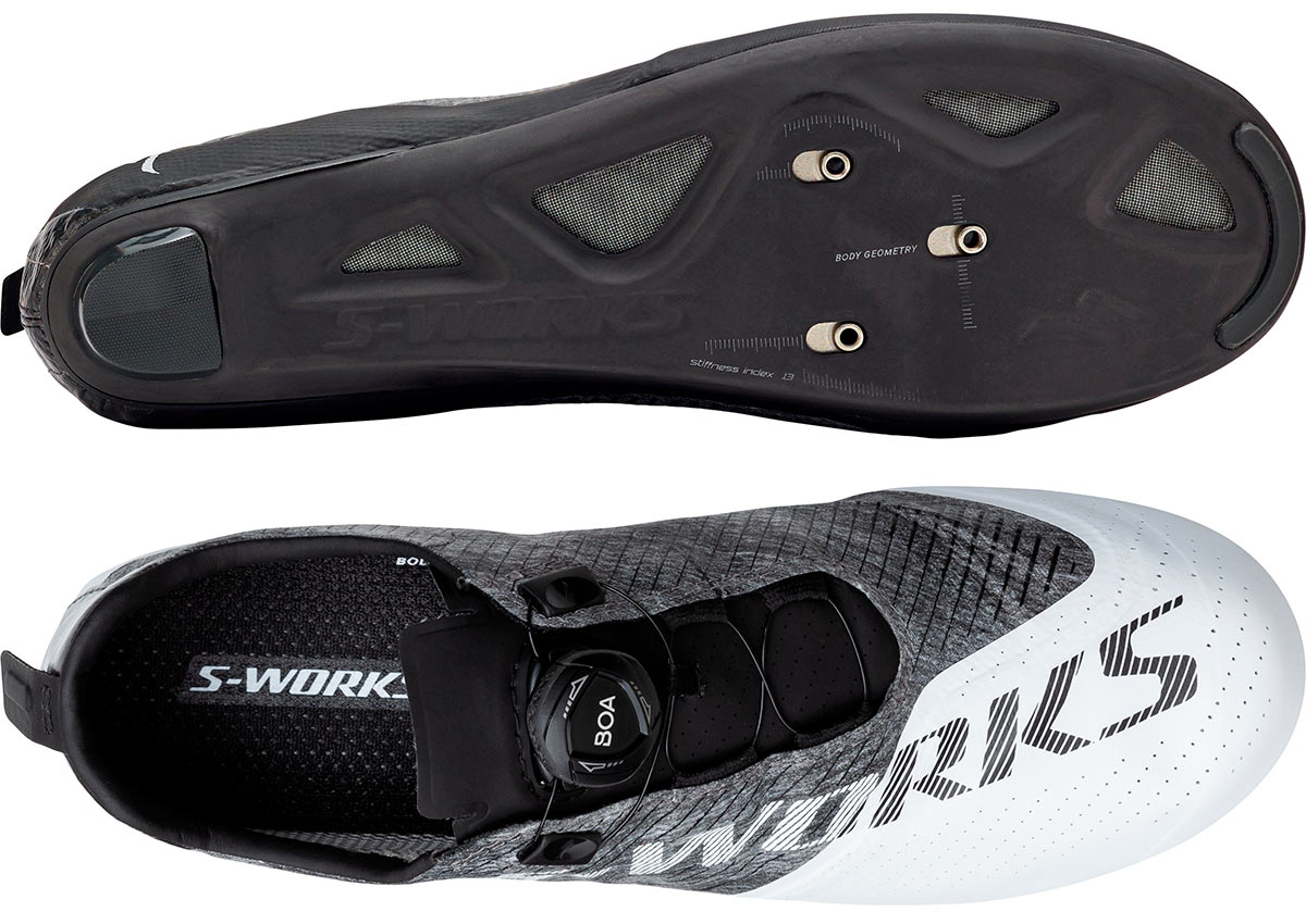 2019 Specialized EXOS ultralight road bike shoes are as light as 99g