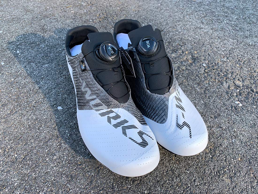 the specialized exos road bike shoes are the lightest cycling shoes in the world