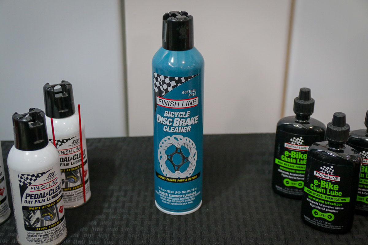 New Finish Line Disc Brake Cleaner will keep your rotors and pads clean
