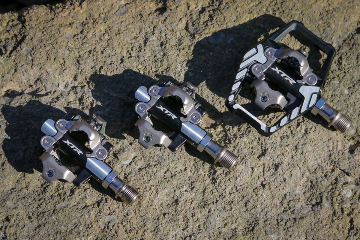 Hands on Shimano XTR 9100 clips into three new pedal options