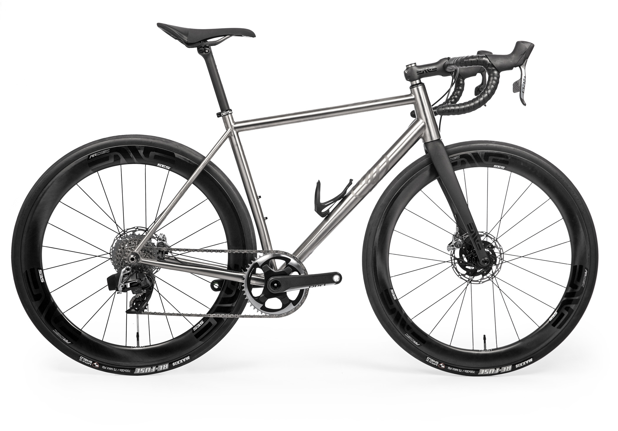 Why bother with cable ports? New titanium Pure Road bike is SRAM wireless only
