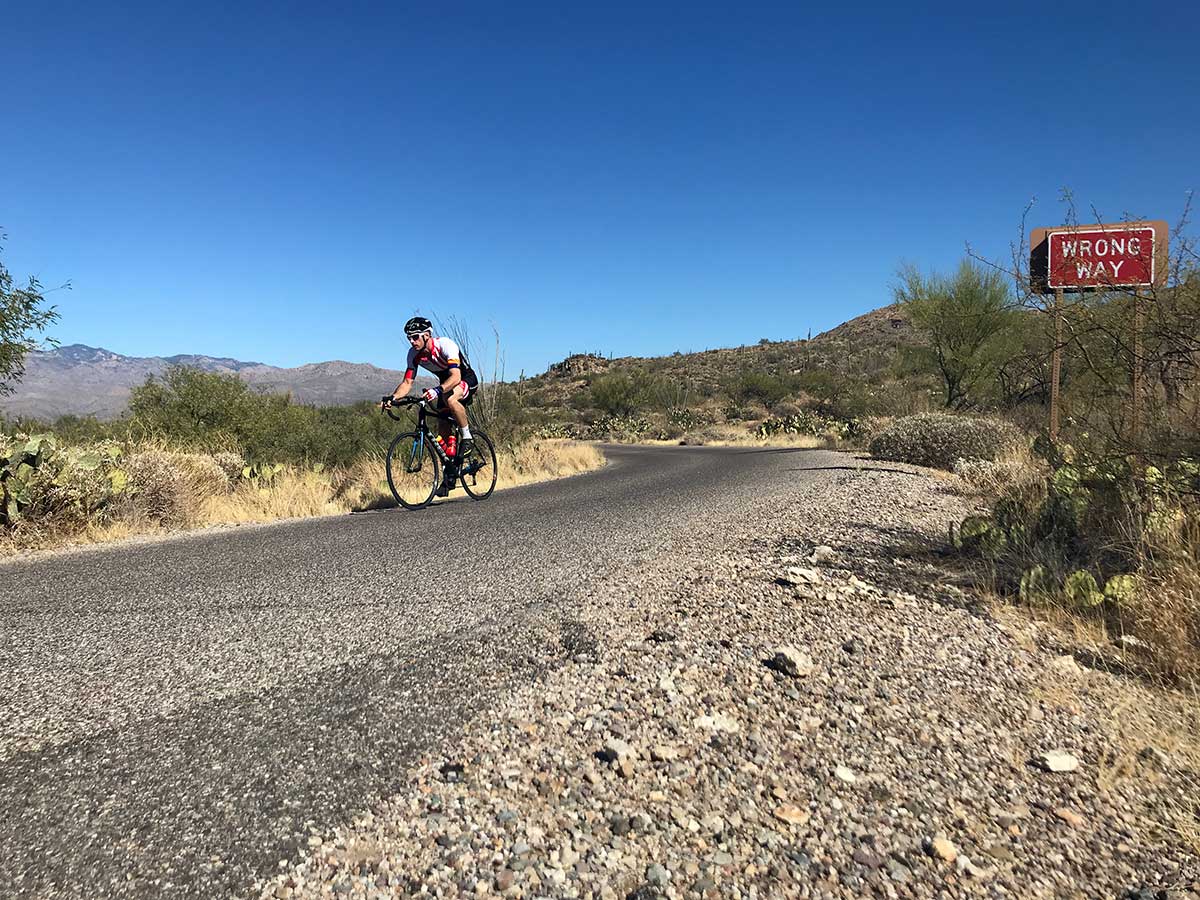 where to ride road bikes gravel bikes and mountain bikes in tucson arizona for winter training camps