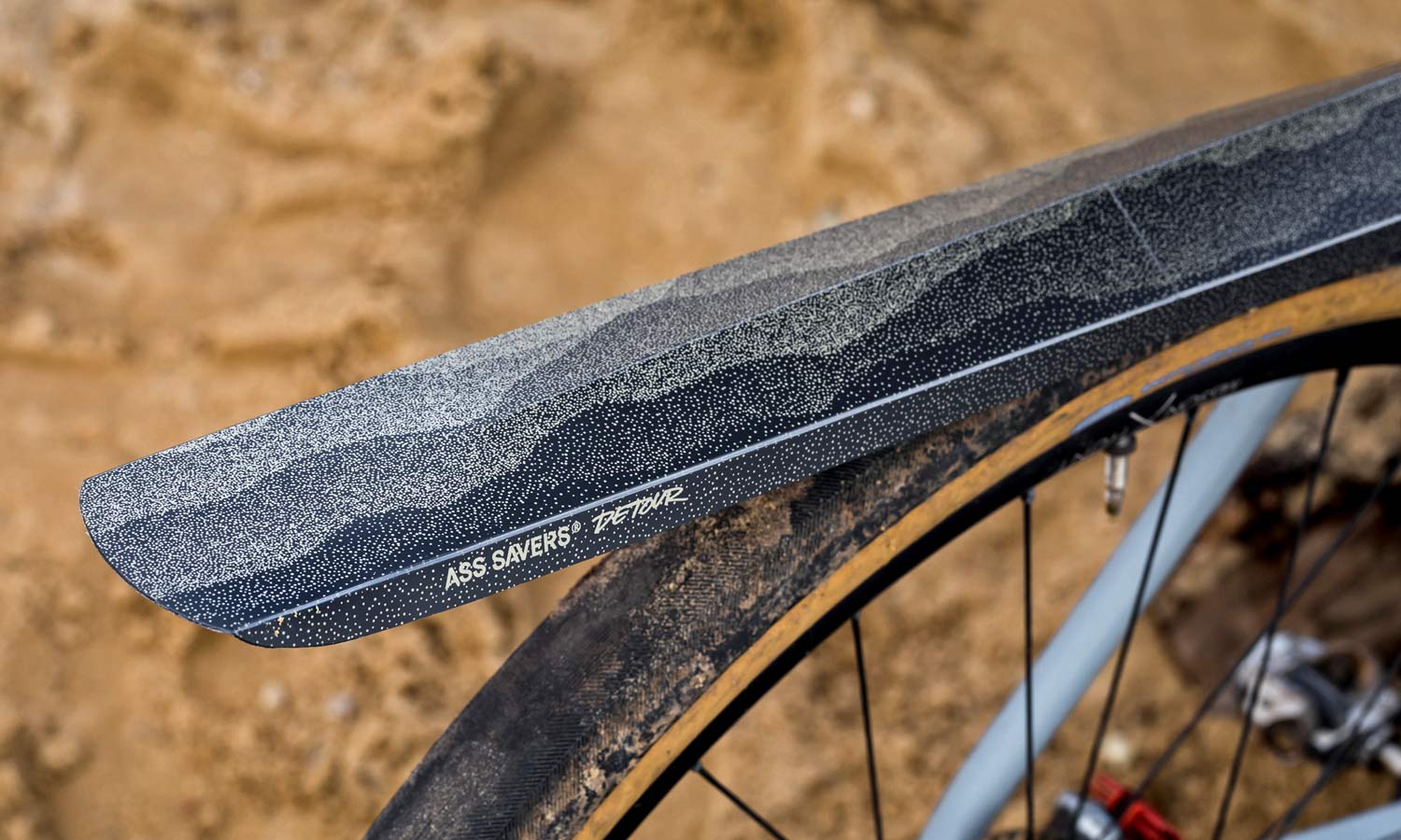 Ass Savers Detour Kollection, lightweight strap-on plastic gravel bike bikepacking fenders
