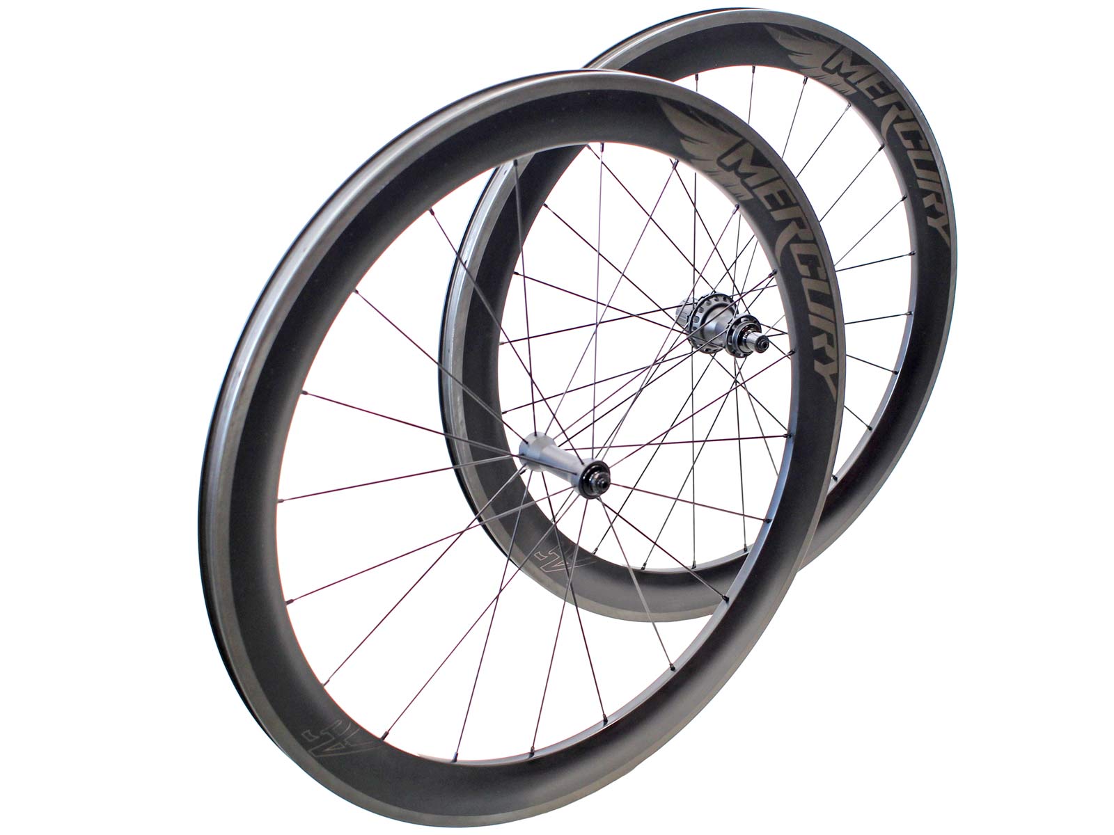 Mercury A-Series carbon road wheels Kamm Tail 10 aerodynamic road bike wheels, designed by Paul Lew aero guru A5