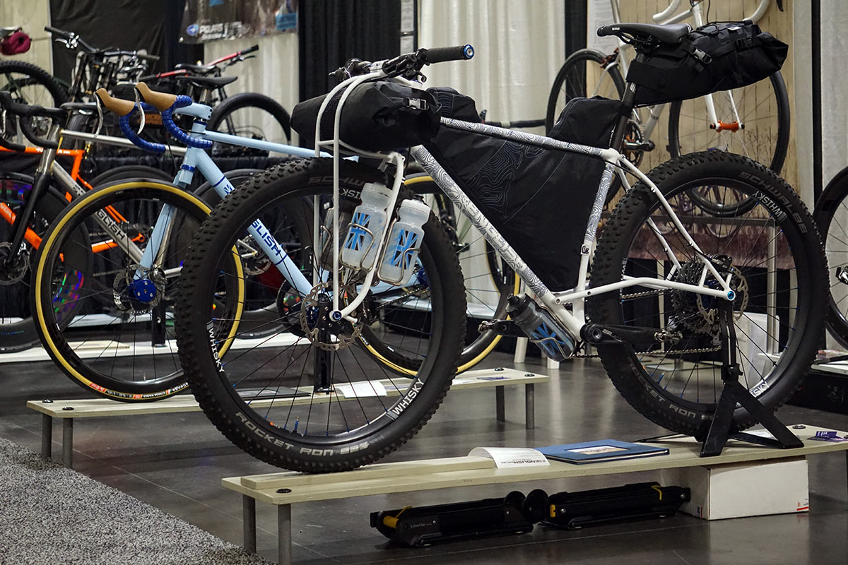 NAHBS 2019: English Cycles’ modular one-sided road bike, travel bike-packer & more!